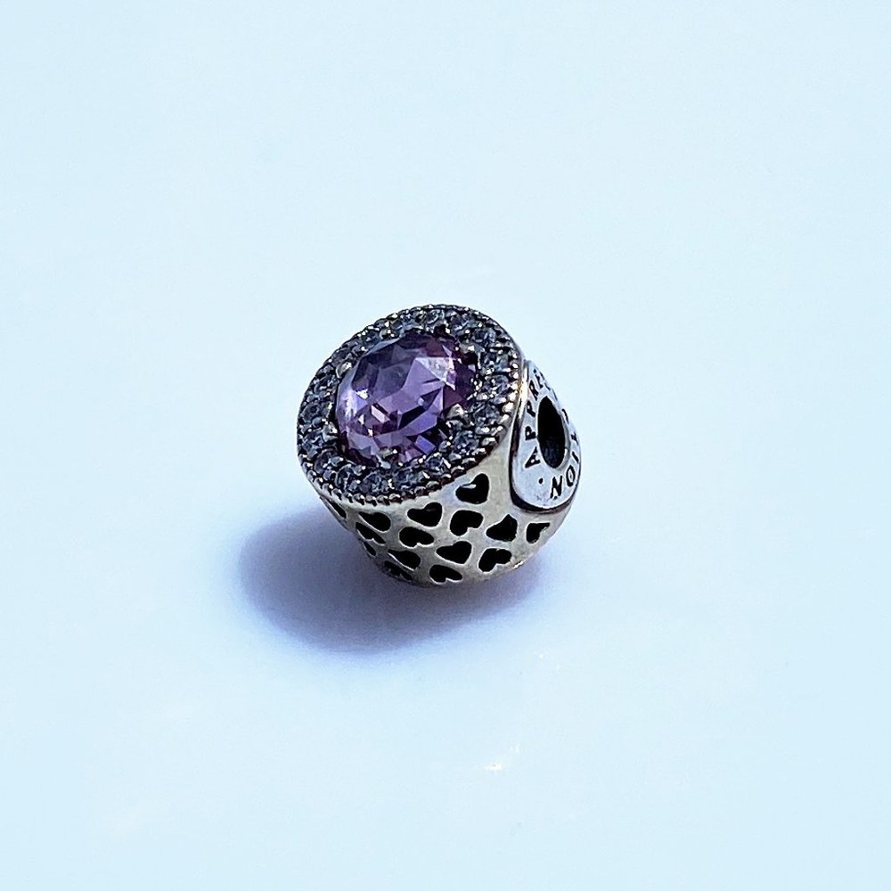 Pandora Charm Essence Pink Crystal Appreciation
